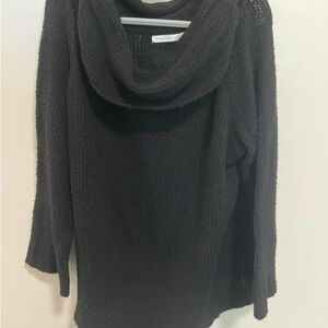 Altar'd State Black Cowl Neck Knit Sweater